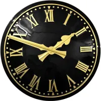 Wakefield Outdoor Clock Service dark dial